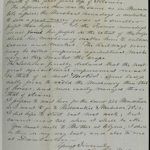 a page of handwritten text