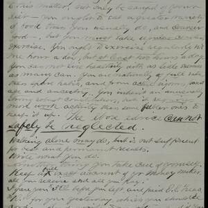 a page of handwritten text