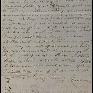 a page of handwritten text