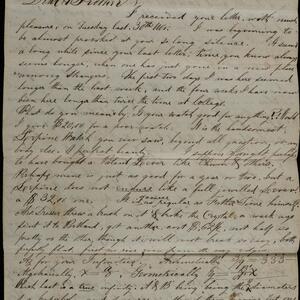 a page of handwritten text