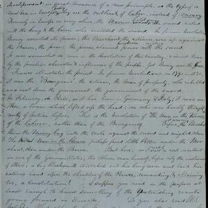 a page of handwritten text