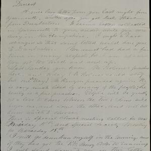 a page of handwritten text