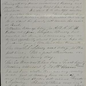 a page of handwritten text