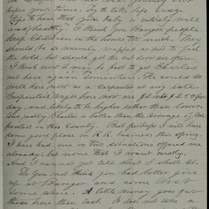 a page of handwritten text