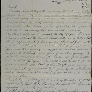 a page of handwritten text