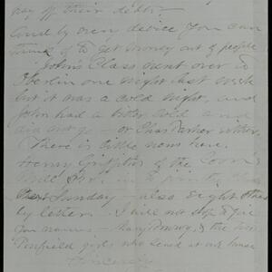 a page of handwritten text