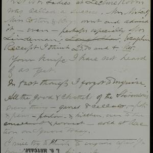 a page of handwritten text