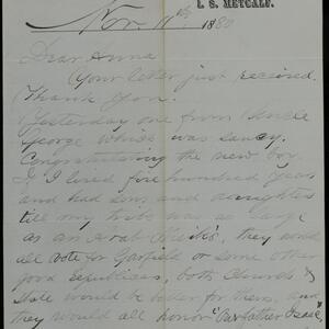 a page of handwritten text