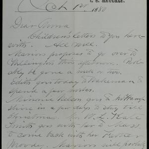 a page of handwritten text