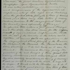 a page of handwritten text