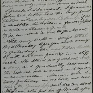 a page of handwritten text