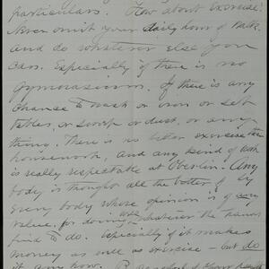 a page of handwritten text