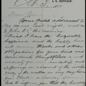 a page of handwritten text