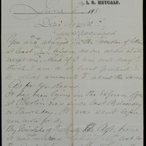 a page of handwritten text