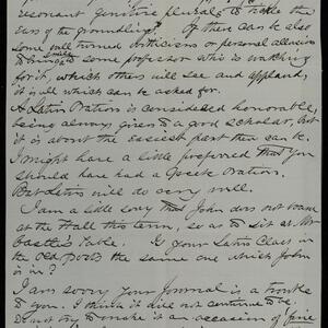 a page of handwritten text