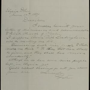 a page of handwritten text