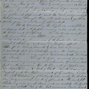 a page of handwritten text