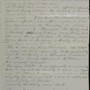 a page of handwritten text