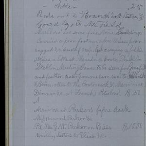 a page of handwritten text