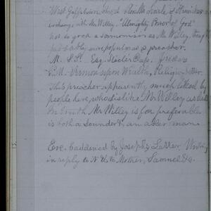 a page of handwritten text