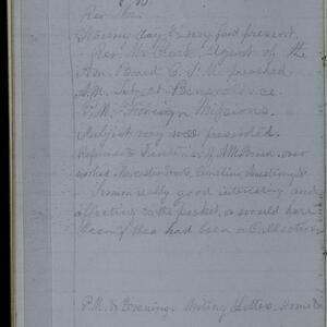 a page of handwritten text