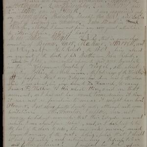 a page of handwritten text