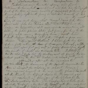 a page of handwritten text