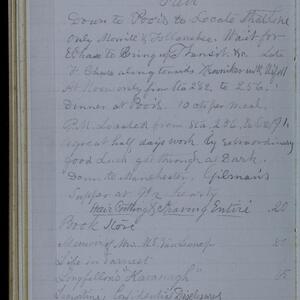 a page of handwritten text