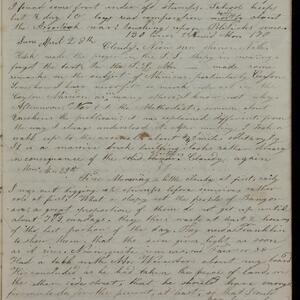 a page of handwritten text