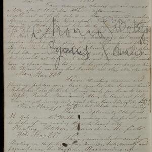 a page of handwritten text