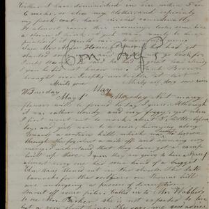 a page of handwritten text