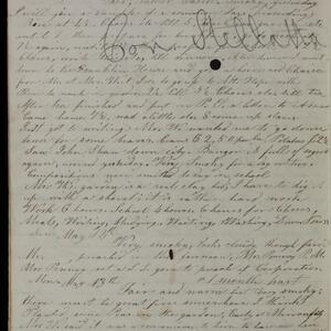 a page of handwritten text