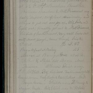 a page of handwritten text