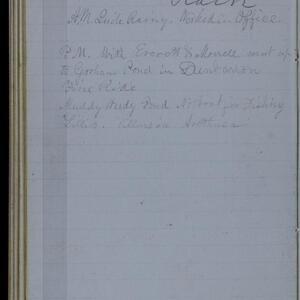 a page of handwritten text