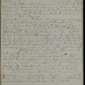 a page of handwritten text