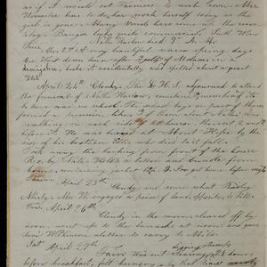 a page of handwritten text