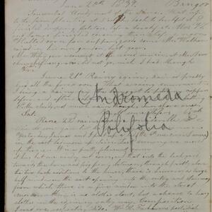 a page of handwritten text