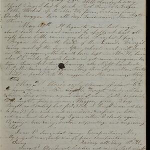 a page of handwritten text