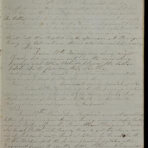 a page of handwritten text