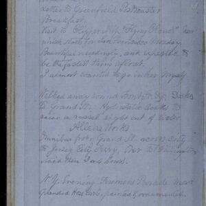 a page of handwritten text