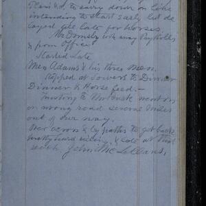 a page of handwritten text