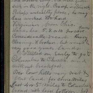 a page of handwritten text