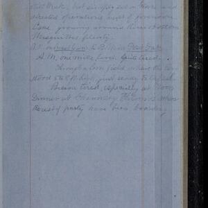 a page of handwritten text