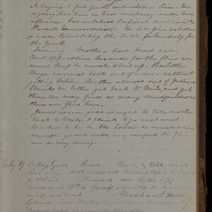 a page of handwritten text