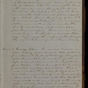 a page of handwritten text