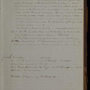 a page of handwritten text