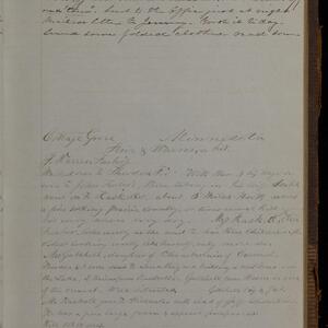 a page of handwritten text