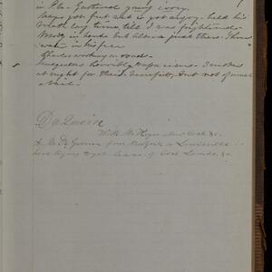 a page of handwritten text