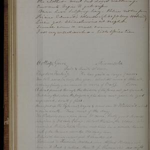 a page of handwritten text