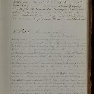 a page of handwritten text